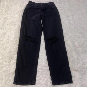American Eagle Outfitters Dark Gray Straight Leg Jeans